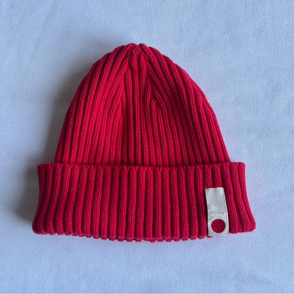 Jack and Jones Red Knit Beanie
